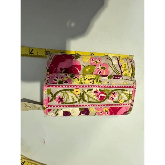 Vera Bradley Floral Wallet Beige Pink Small Women's - Picture 7 of 7